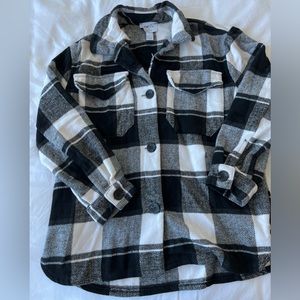 Rue21 Plaid Flannel Shacket Shirt Jacket